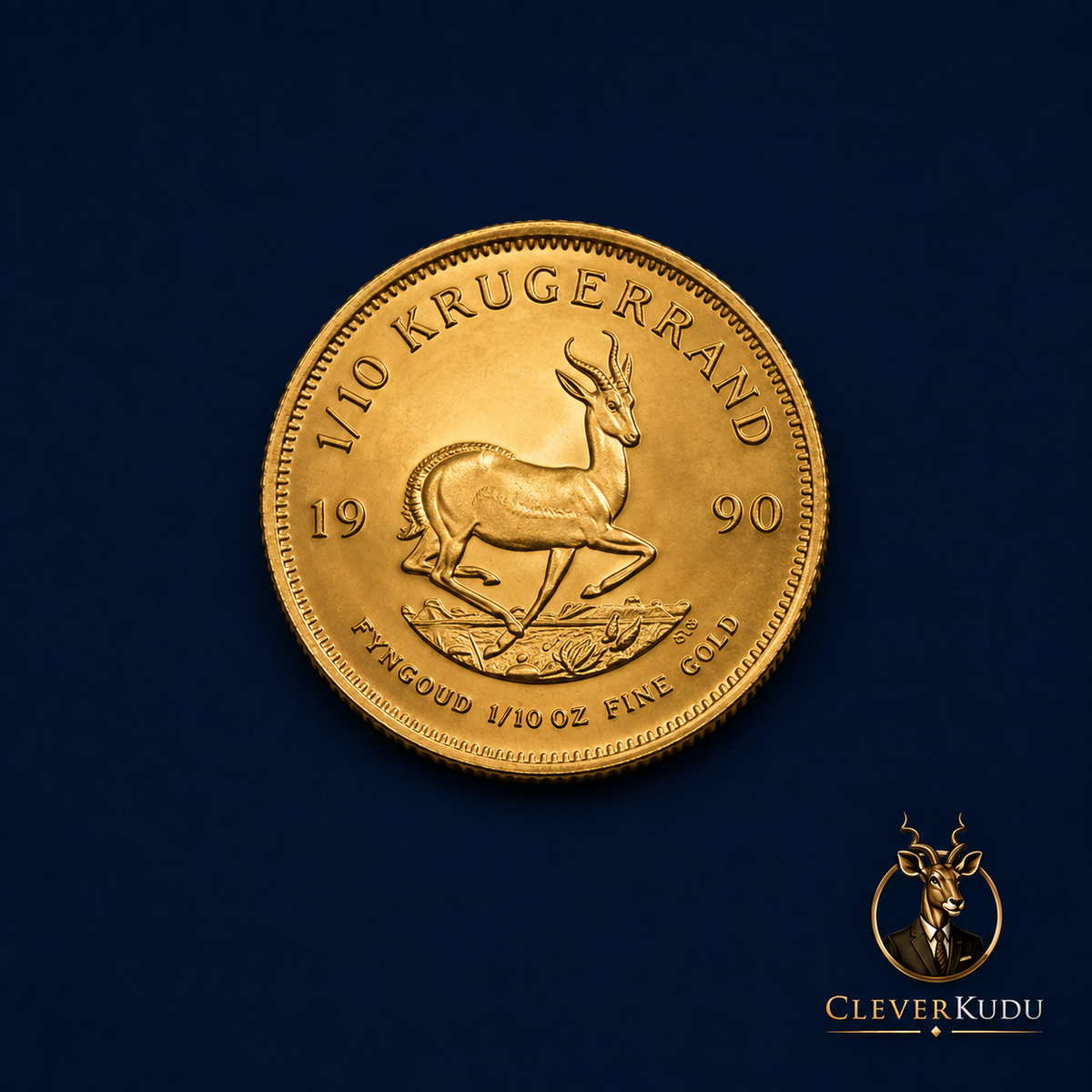 1990 1/10 oz Gold Krugerrand – South Africa