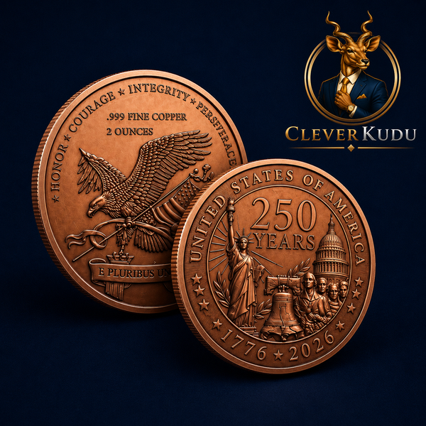 250 Years of America – .999 Fine Copper Round