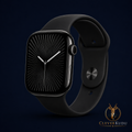 Apple Watch Series 11 GPS – 46mm Black Aluminium with Black Sport Band